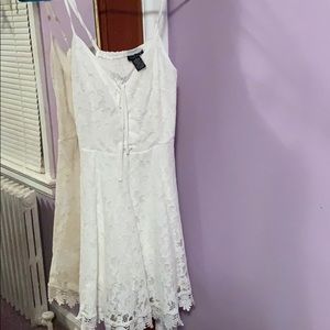 white summer dress